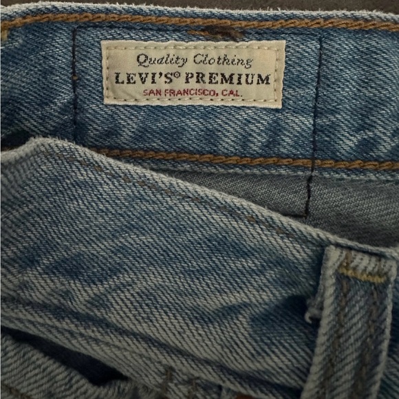 LEVIS NWOT RIBCAGE MOM STRAIGHT LEG JEANS - Picture 7 of 10